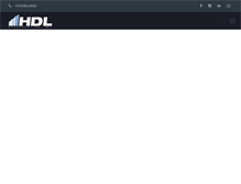 Tablet Screenshot of hdlconstruction.com